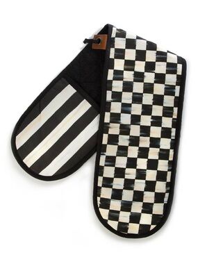 MacKenzie-Childs Courtly Check Bistro Double Oven Mitt